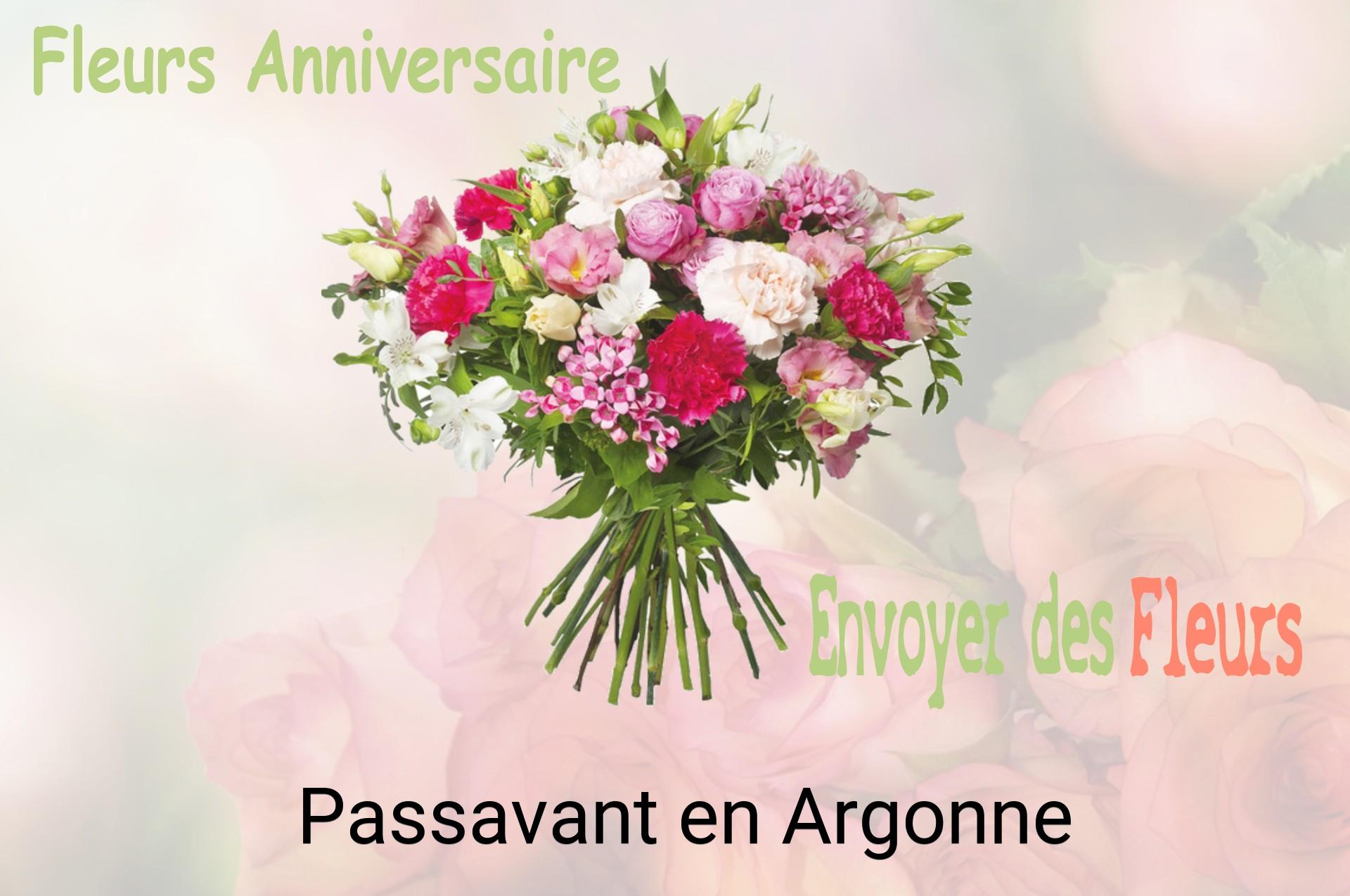 Bouquet de fleurs d’anniversaire livré à Passavant-en-Argonne