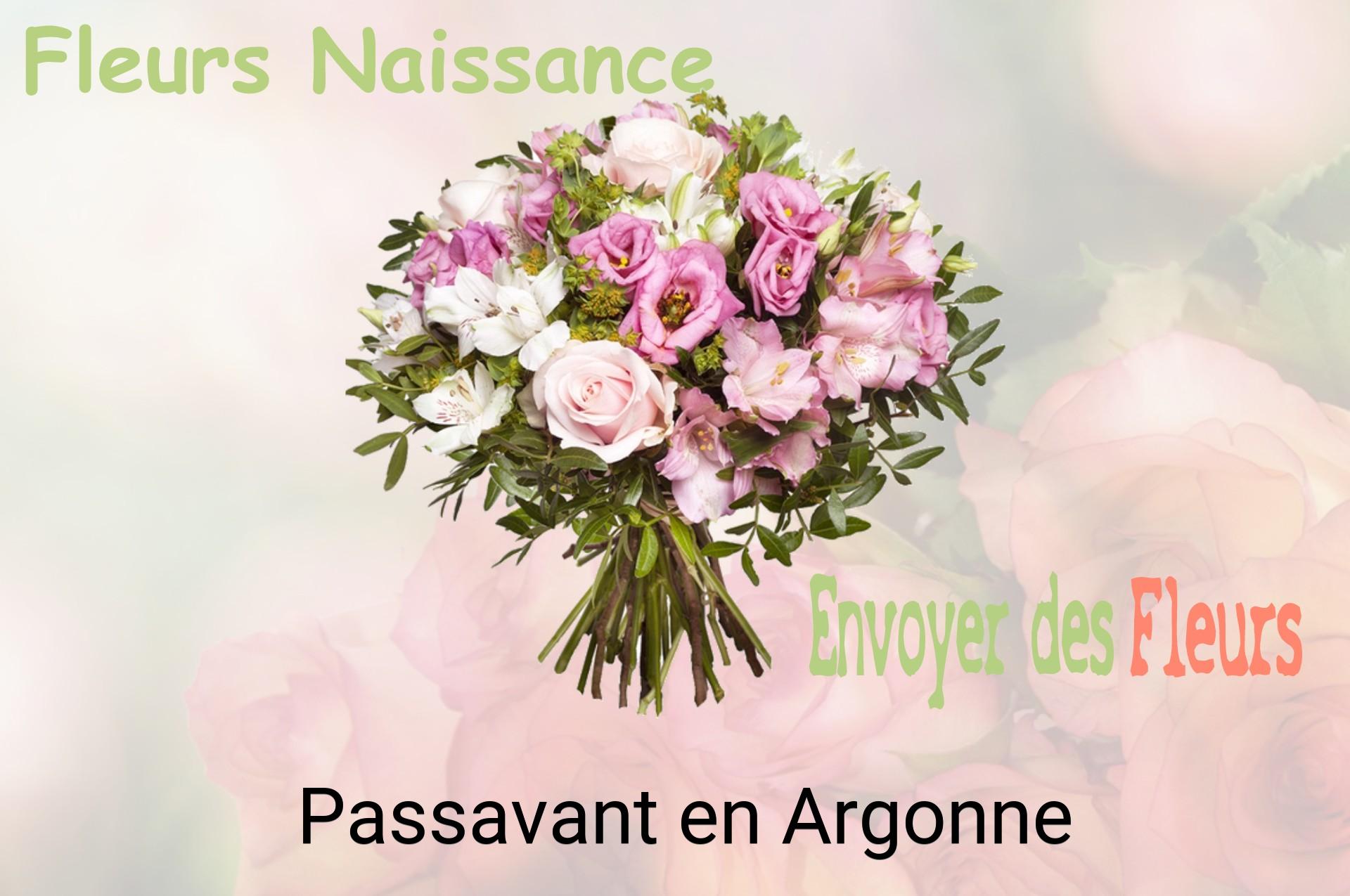 Bouquet de fleurs de naissance livré à Passavant-en-Argonne